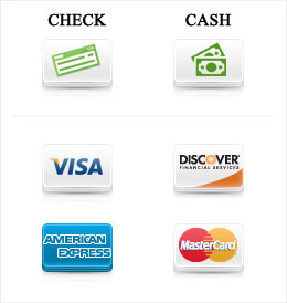 Payment options visa mastercard cash accepted payment