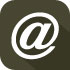 internet email @ symbol icon